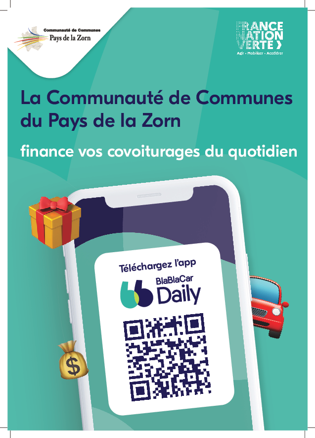 LE COVOITURAGE QUOTIDIEN AU PAYS DE LA ZORN