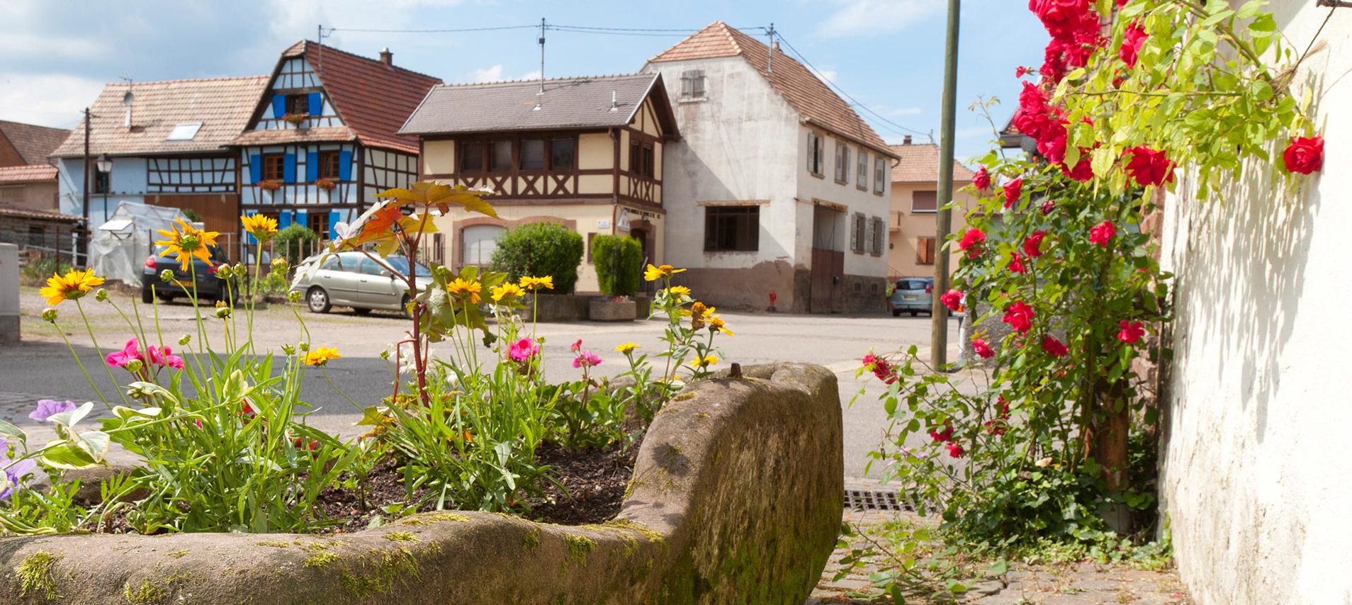 la fontaine du village