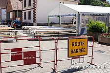 Fête de la Musique 2017, rue barrée pour installer les tables