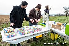 Chasse aux œufs 2015, le stand café